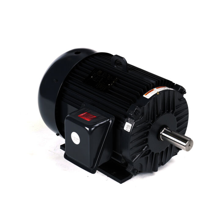 Air Compressor Motor, 15 & 15 HP, 3 Ph, 60 & 50 Hz, 230/460 & 190-208/380-415 V, 1800 & 1500 RPM, 254T Frame, TEFC