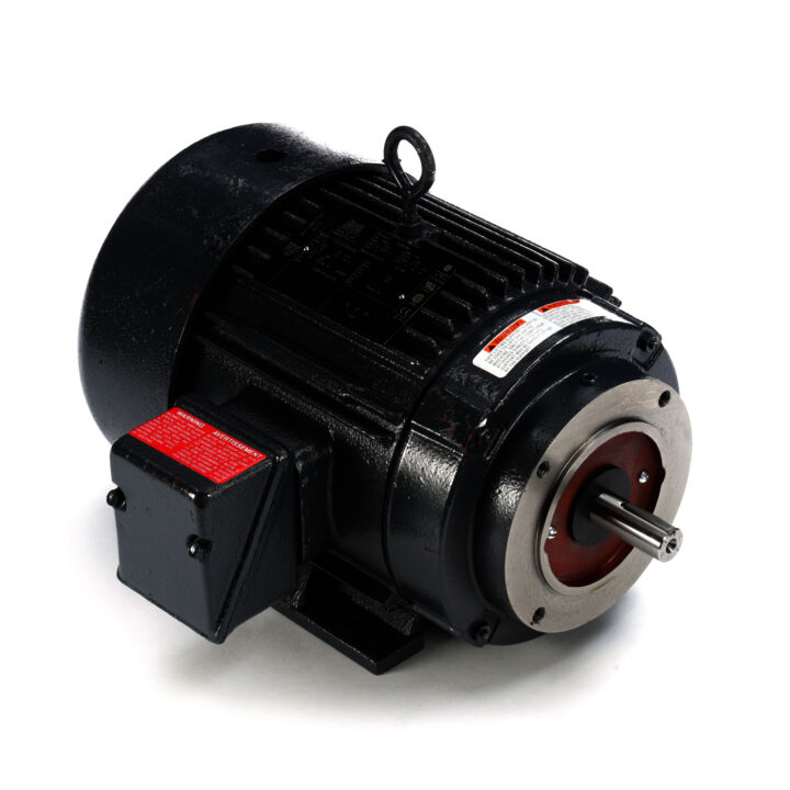 Automotive Duty Motor, 3 HP, 3 Ph, 60 Hz, 460 V, 3600 RPM, 184UC Frame, TEFC