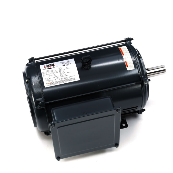 Air Compressor Motor, 10 HP, 1 Ph, 60 Hz, 208-230 V, 1800 RPM, 215T Frame, DP