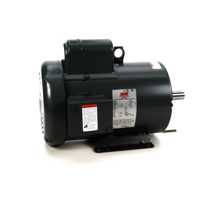 General Purpose Motor, 3 HP, 1 Ph, 60 Hz, 115/208-230 V, 1800 RPM, 184T Frame, TEFC