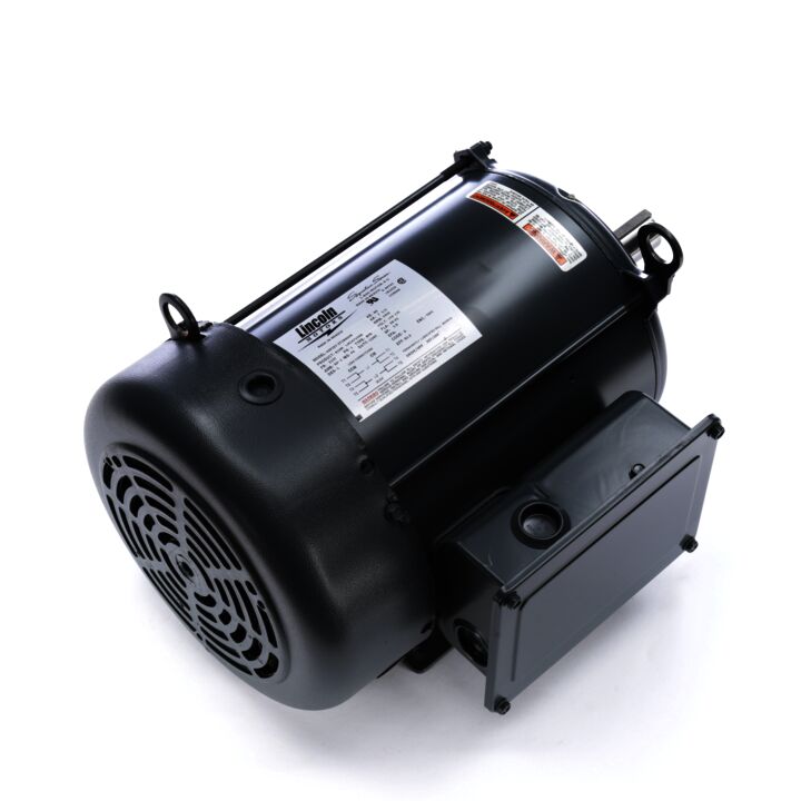 General Purpose Motor, 7.50 HP, 1 Ph, 60 Hz, 208-230 V, 3600 RPM, 213T Frame, TEFC