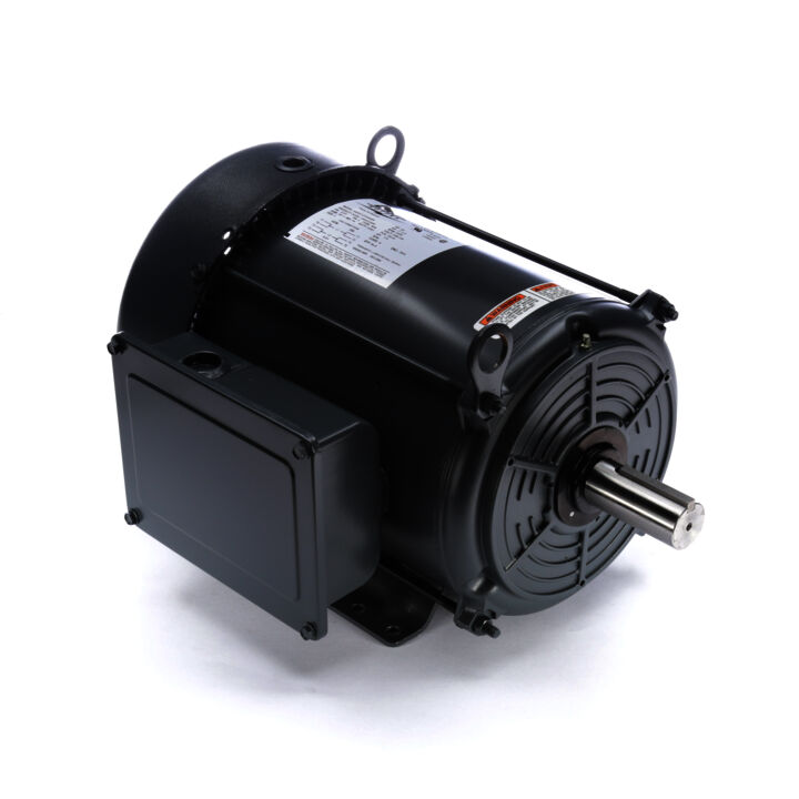 General Purpose Motor, 7.50 HP, 1 Ph, 60 Hz, 208-230 V, 3600 RPM, 213T Frame, TEFC