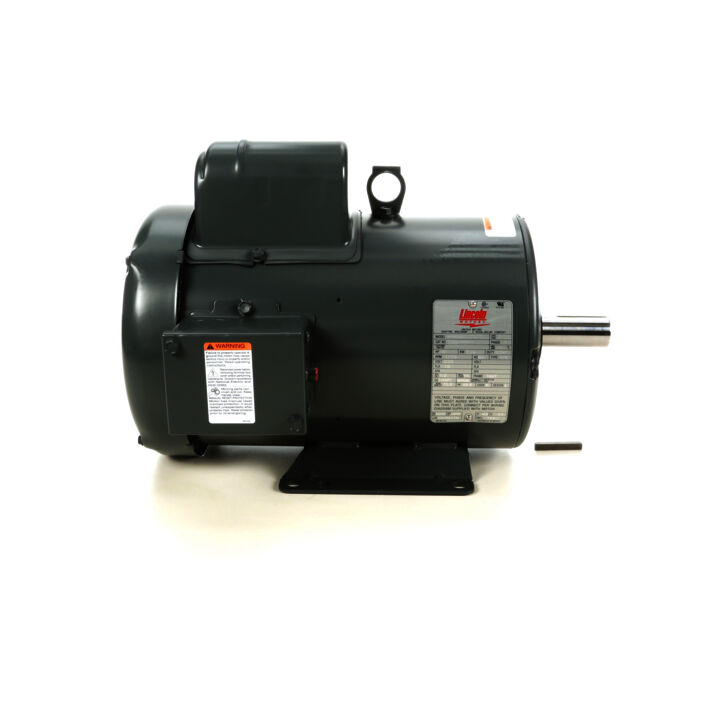 Agricultural Motor, 3 HP, 1 Ph, 60 Hz, 230 V, 1800 RPM, 184T Frame, TEFC