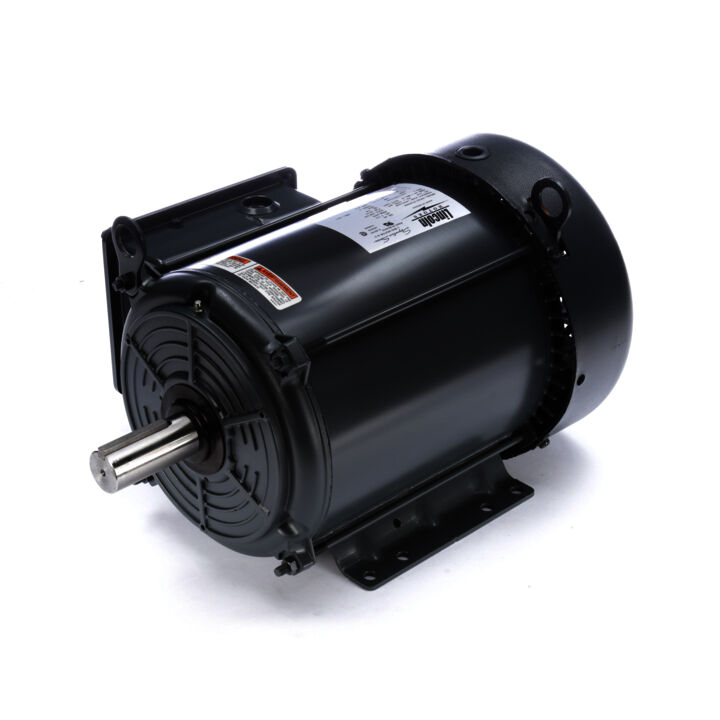 General Purpose Motor, 7.50 HP, 1 Ph, 60 Hz, 208-230 V, 3600 RPM, 213T Frame, TEFC