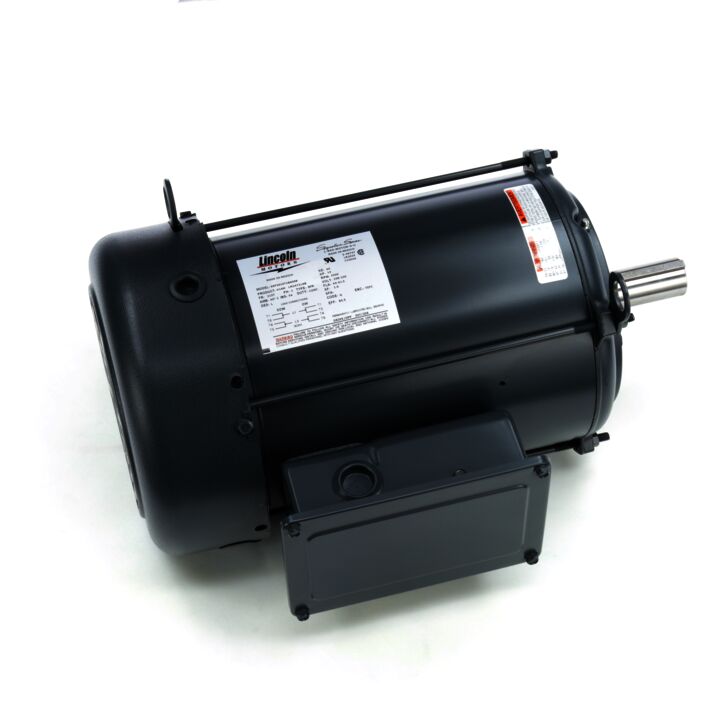 General Purpose Motor, 10 HP, 1 Ph, 60 Hz, 208-230 V, 3600 RPM, 215T Frame, TEFC
