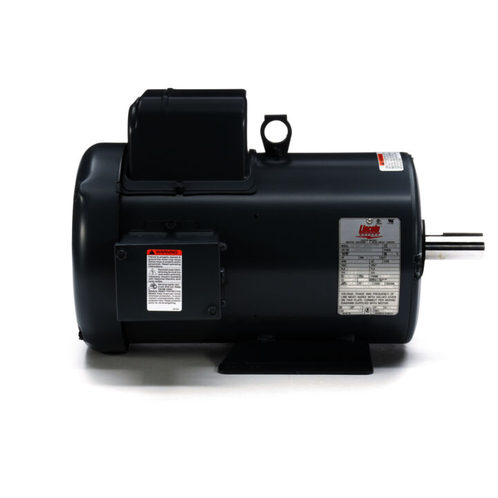 Agricultural Motor, 5 HP, 1 Ph, 60 Hz, 230 V, 1800 RPM, 184T Frame, TEFC