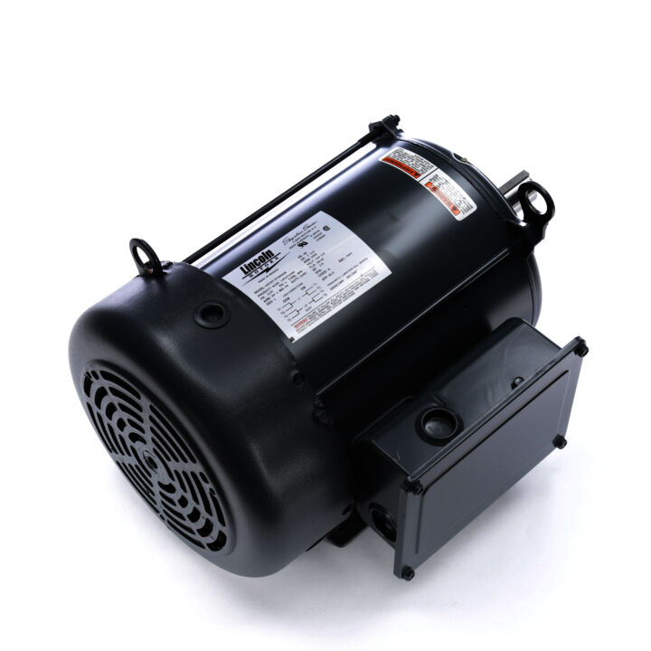 General Purpose Motor, 7.50 HP, 1 Ph, 60 Hz, 208-230 V, 3600 RPM, 213T Frame, TEFC