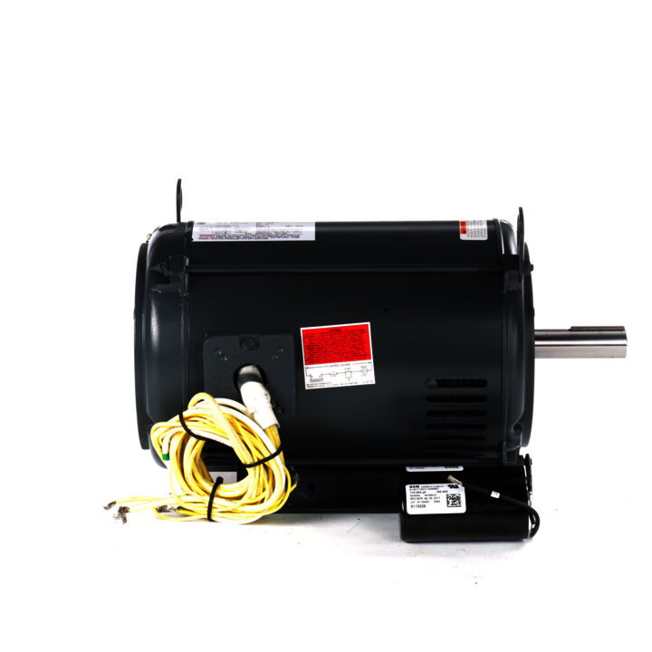 Crop Dryer Motor, 10 & 15 HP, 1 Ph, 60 & 60 Hz, 230 & 230 V, 3600 & 3600 RPM, 215TZ Frame, DPAO