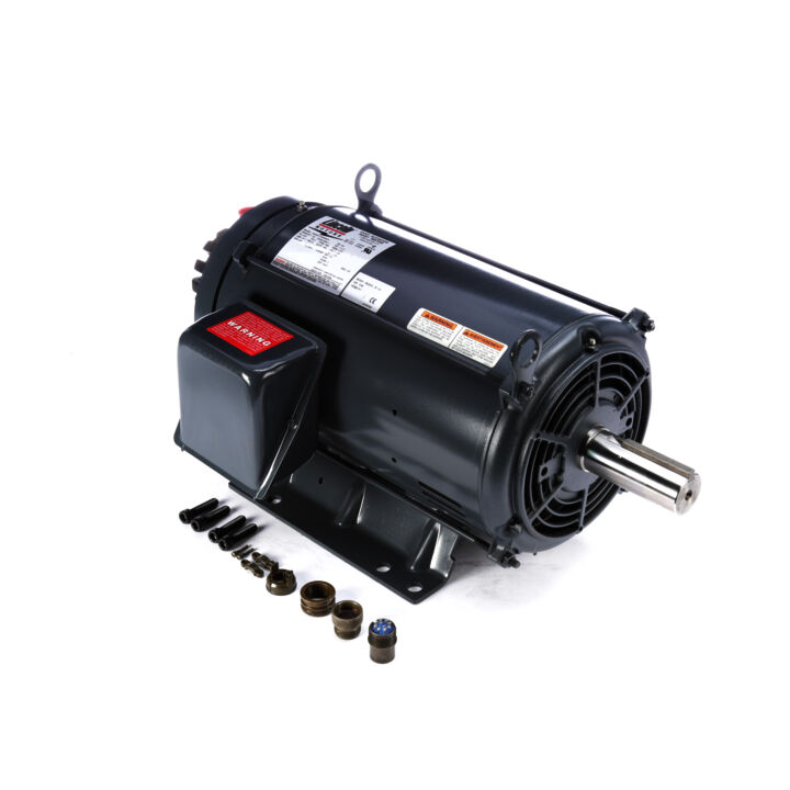 Elevator Duty Motor, 7.50 HP, 3 Ph, 60 Hz, 200 V, 1200 RPM, 254T Frame, DP