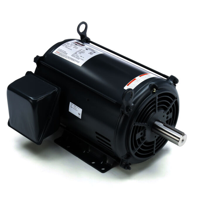 Elevator Duty Motor, 15 & 20 HP, 3 Ph, 60 & 60 Hz, 200 & 200 V, 3600 & 3600 RPM, 215T Frame, DP