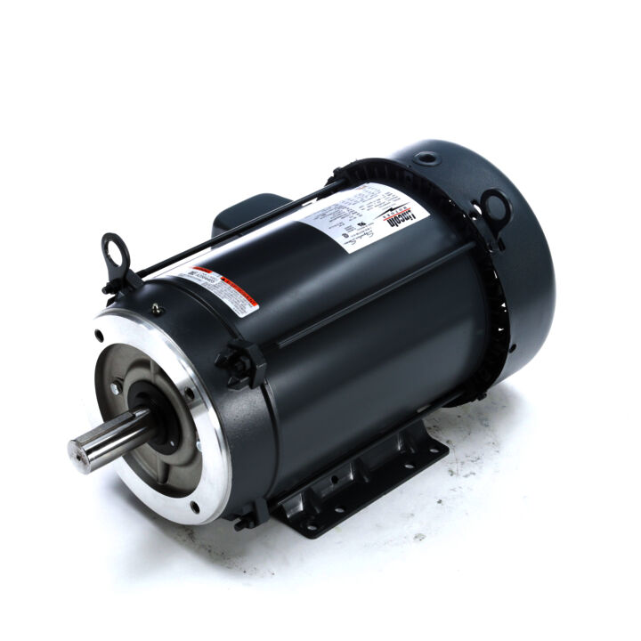 General Purpose Motor, 5 & 3 HP, 3 Ph, 60 & 50 Hz, 230/460 & 190/380 V, 1200 & 1000 RPM, 215TC Frame, TEFC