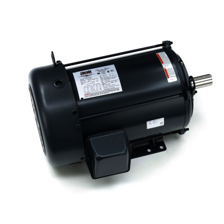 Air Compressor Motor, 7.50 & 5 HP, 3 Ph, 60 & 50 Hz, 230/460 & 190-208/380-415 V, 1800 & 1500 RPM, 213T Frame, TEFC