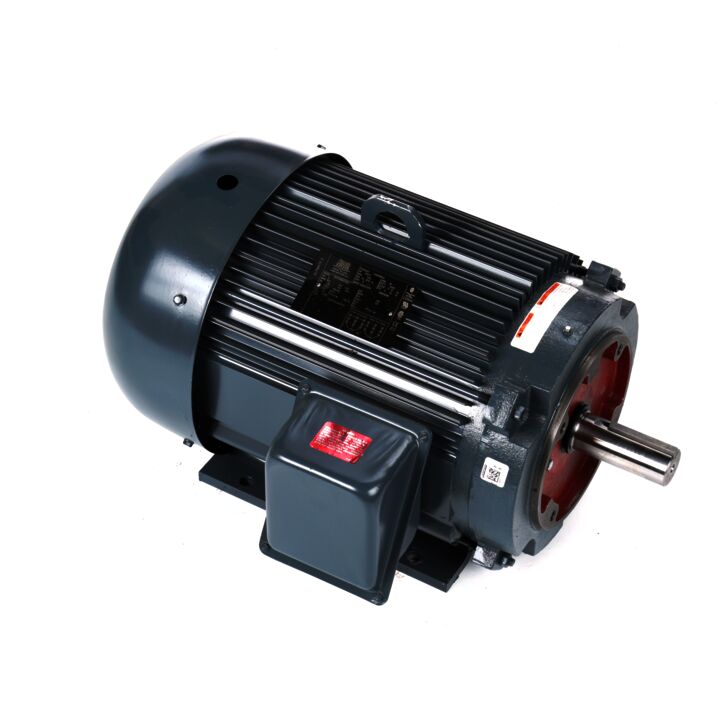 General Purpose Motor, 5 HP, 3 Ph, 60 Hz, 230/460 V, 900 RPM, 254TC Frame, TEFC