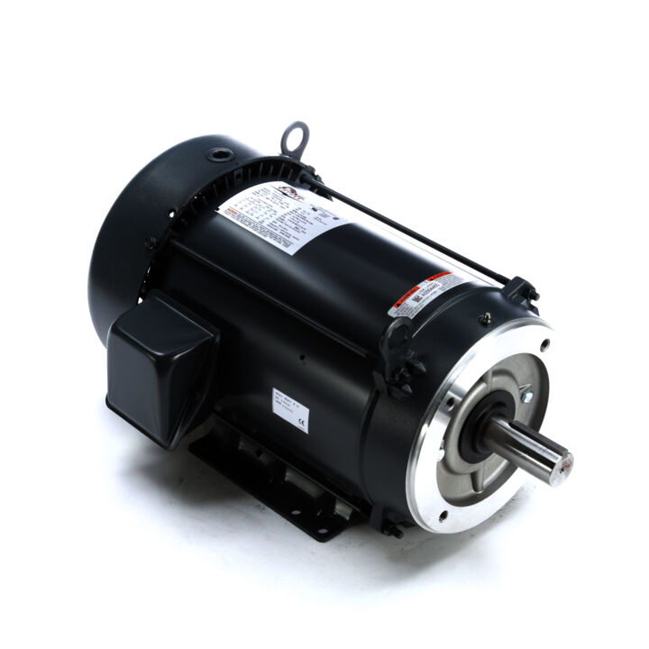 General Purpose Motor, 5 & 3 HP, 3 Ph, 60 & 50 Hz, 230/460 & 190/380 V, 1200 & 1000 RPM, 215TC Frame, TEFC
