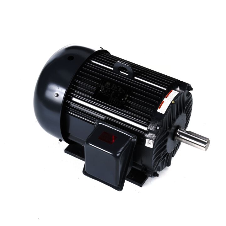 General Purpose Motor, 5 HP, 3 Ph, 60 Hz, 230/460 V, 900 RPM, 254T Frame, TEFC