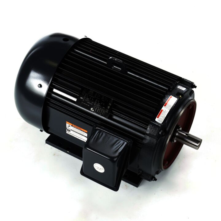 General Purpose Motor, 30 & 25 HP, 3 Ph, 60 & 50 Hz, 230/460 & 190/380 V, 1800 & 1500 RPM, 286TSC Frame, TEFC