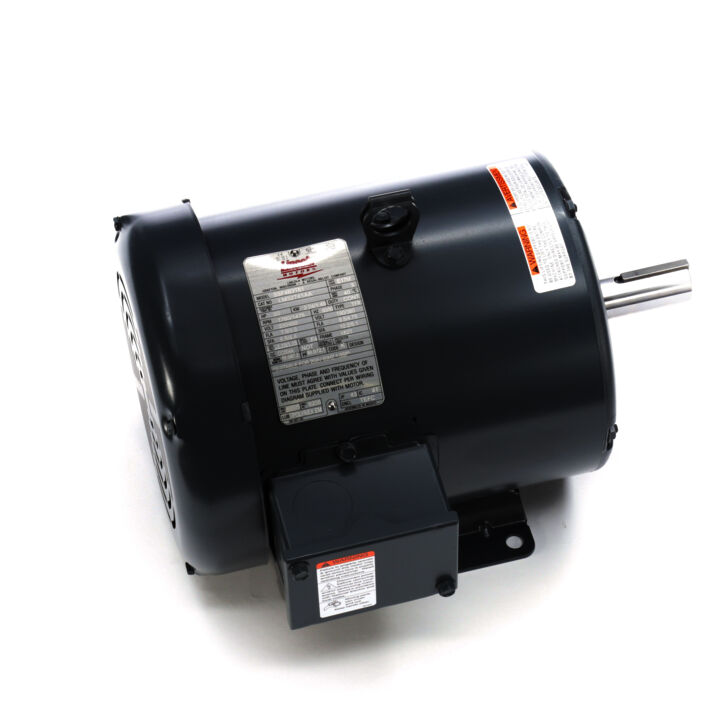 Air Compressor Motor, 3 & 2 HP, 3 Ph, 60 & 50 Hz, 230/460 & 190/380 V, 1800 & 1500 RPM, 182T Frame, TEFC