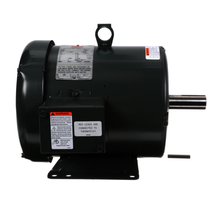 General Purpose Motor, 3 & 3 HP, 3 Ph, 60 & 50 Hz, 230/460 & 190/380 V, 3600 & 3000 RPM, 182T Frame, TEFC