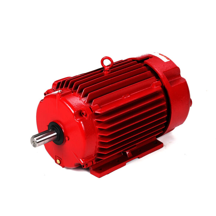 Fire Pump Motor, 10 & 7.50 HP, 3 Ph, 60 & 50 Hz, 230/460 & 190/380 V, 1800 & 1500 RPM, 215T Frame, TEFC