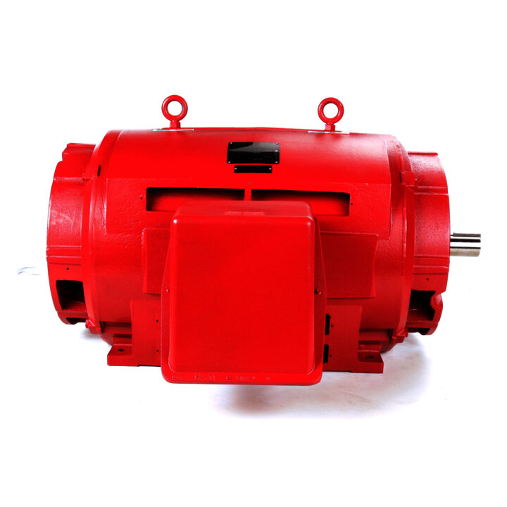 Fire Pump Motor, 450 & 400 HP, 3 Ph, 60 & 50 Hz, 460 & 380 V, 1800 & 1500 RPM, 449TS Frame, DP