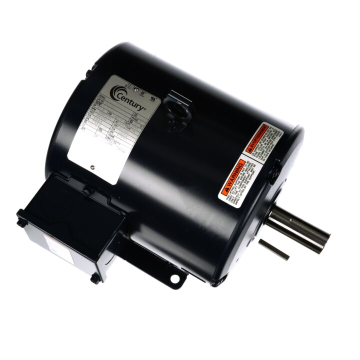 General Purpose Motor, 2/0.9 HP, 3 Ph, 60 Hz, 200-230 V, 1800 RPM, 182T Frame, ODP