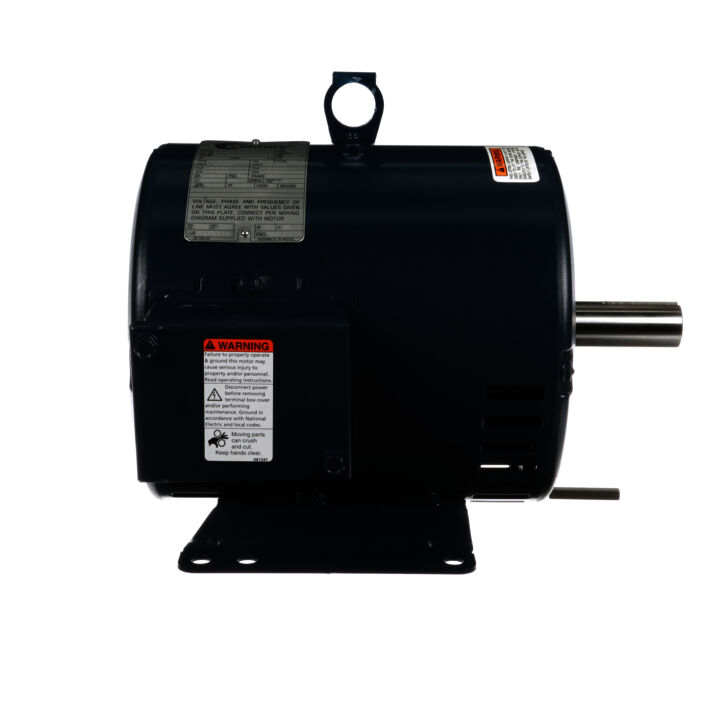 General Purpose Motor, 2/0.9 HP, 3 Ph, 60 Hz, 200-230 V, 1800 RPM, 182T Frame, ODP