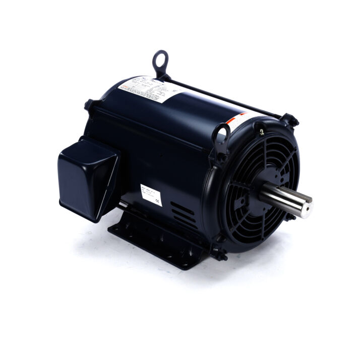 General Purpose Motor, 5/2.22 HP, 3 Ph, 60 Hz, 200-230 V, 1800 RPM, 215T Frame, ODP