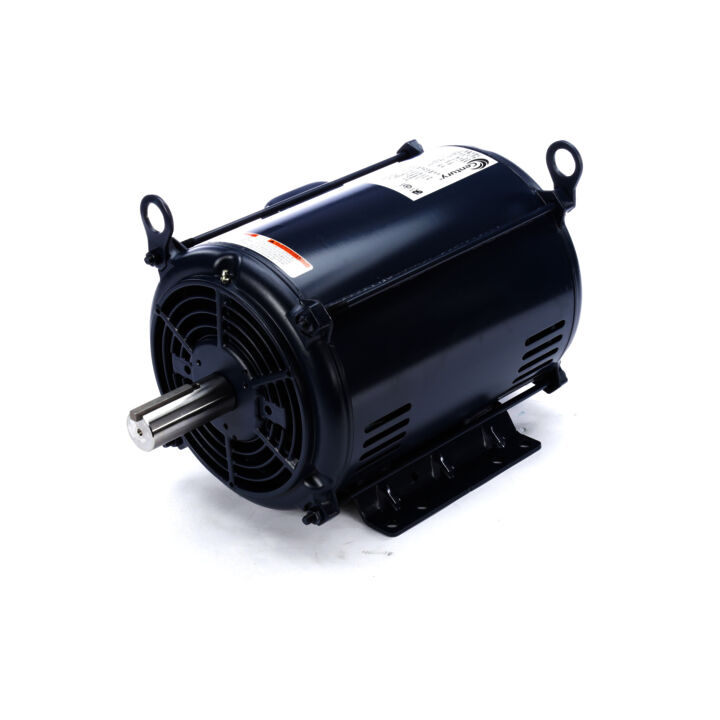 General Purpose Motor, 5/2.22 HP, 3 Ph, 60 Hz, 200-230 V, 1800 RPM, 215T Frame, ODP