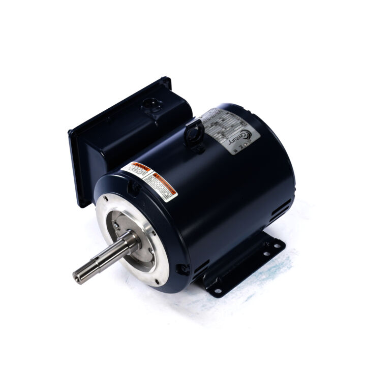Close-Coupled Pump Motor, 2.0 HP, 1 Ph, 60 Hz, 115/230 V, 1800 RPM, 182JM Frame, ODP