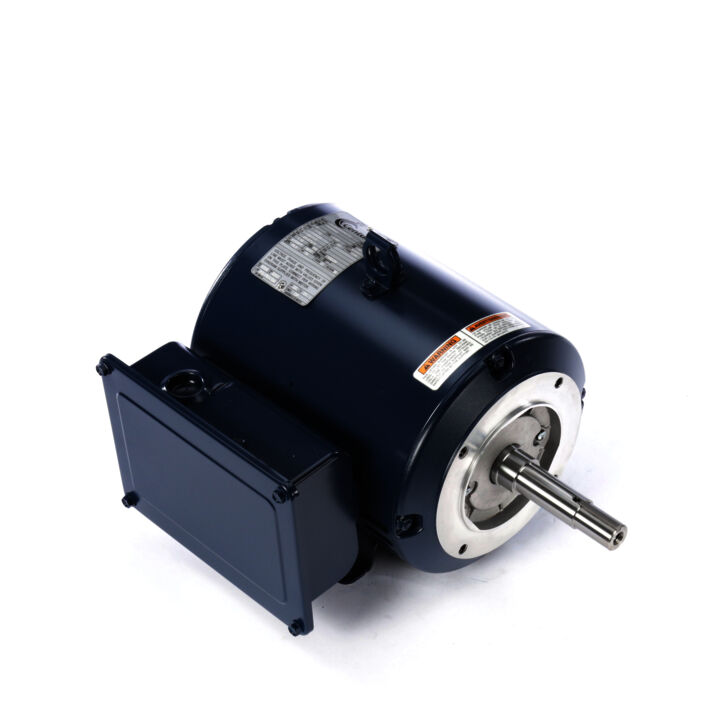 Close-Coupled Pump Motor, 2.0 HP, 1 Ph, 60 Hz, 115/230 V, 1800 RPM, 182JM Frame, ODP