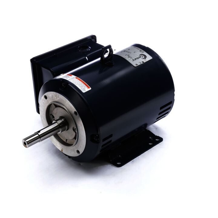 Close-Coupled Pump Motor, 3 HP, 1 Ph, 60 Hz, 230/115 V, 1800 RPM, 184JM Frame, ODP