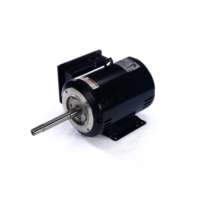 Close-Coupled Pump Motor, 2 HP, 1 Ph, 60 Hz, 230/115 V, 1800 RPM, 182JP Frame, ODP