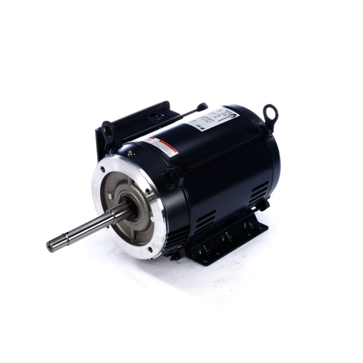 Close-Coupled Pump Motor, 7 1/2 HP, 1 Ph, 60 Hz, 230 V, 3600 RPM, 213TCZ Frame, ODP