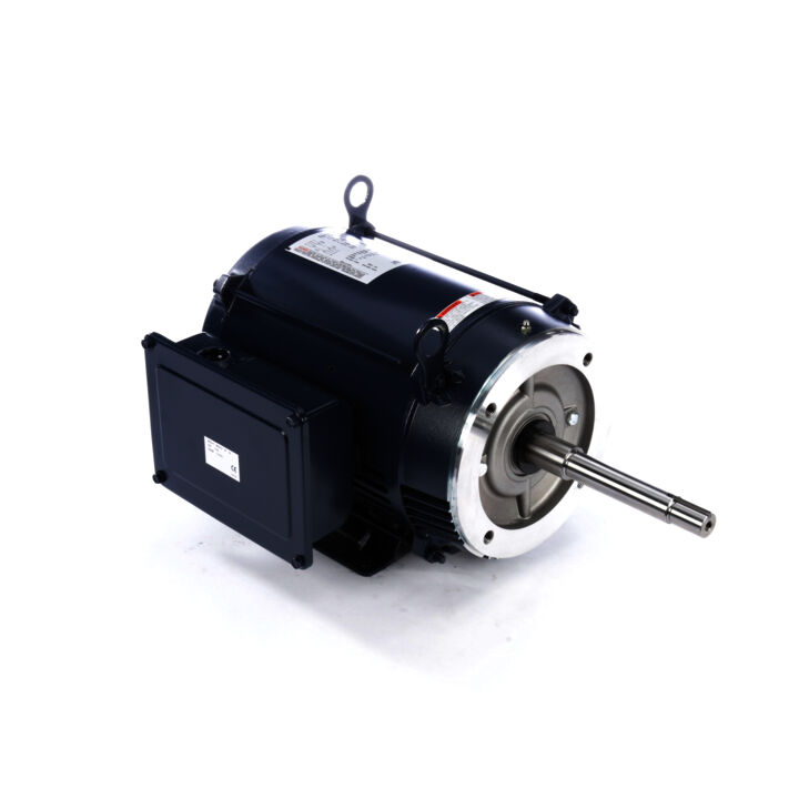 Close-Coupled Pump Motor, 7 1/2 HP, 1 Ph, 60 Hz, 230 V, 3600 RPM, 213TCZ Frame, ODP