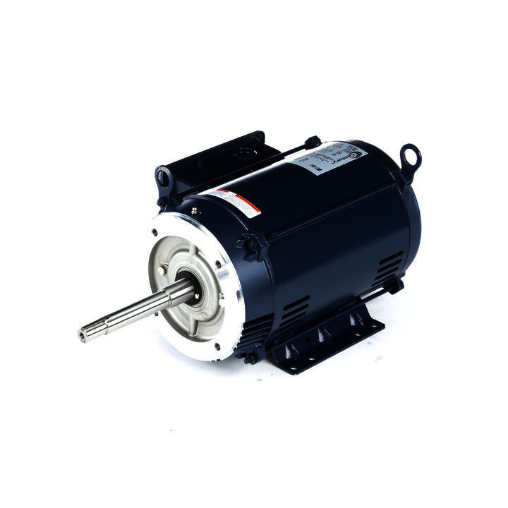 Close-Coupled Pump Motor, 5 HP, 1 Ph, 60 Hz, 230 V, 1800 RPM, 213TCZ Frame, ODP