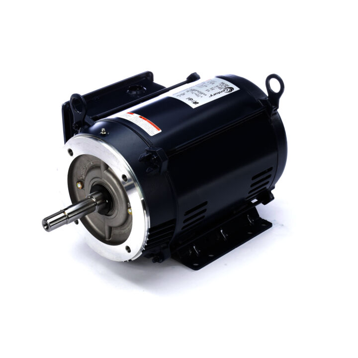 Close-Coupled Pump Motor, 7 1/2 HP, 1 Ph, 60 Hz, 230 V, 3600 RPM, 213JM Frame, ODP