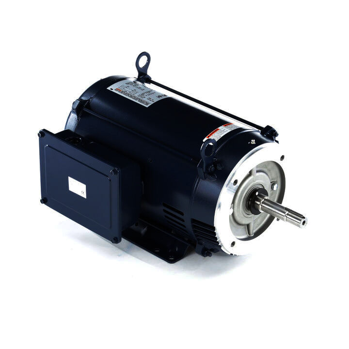 Close-Coupled Pump Motor, 10 HP, 1 Ph, 60 Hz, 230 V, 3600 RPM, 215JM Frame, DP