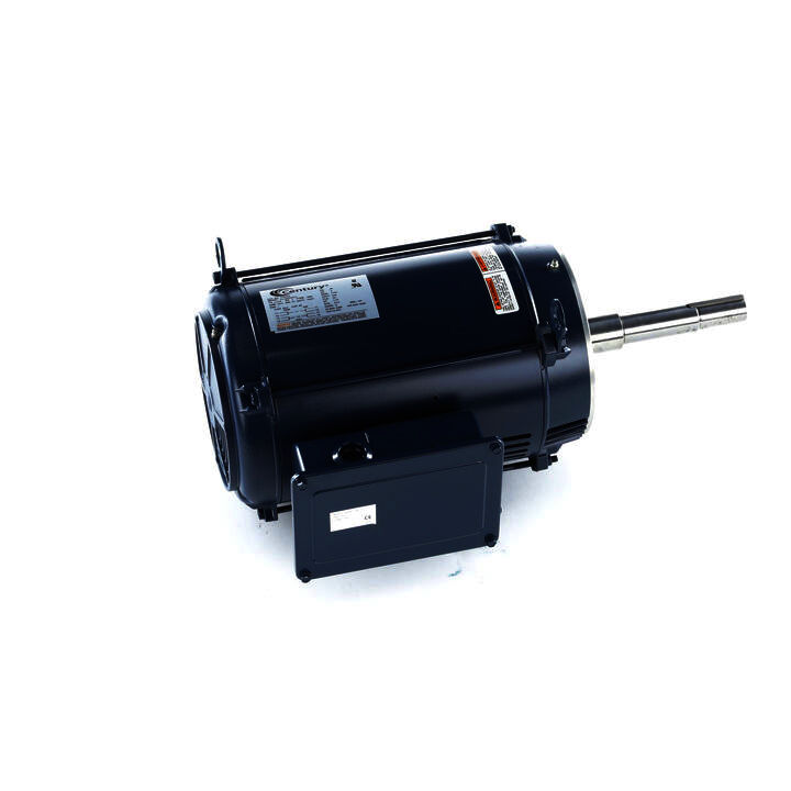 Close-Coupled Pump Motor, 5 HP, 1 Ph, 60 Hz, 230 V, 1800 RPM, 213JP Frame, ODP