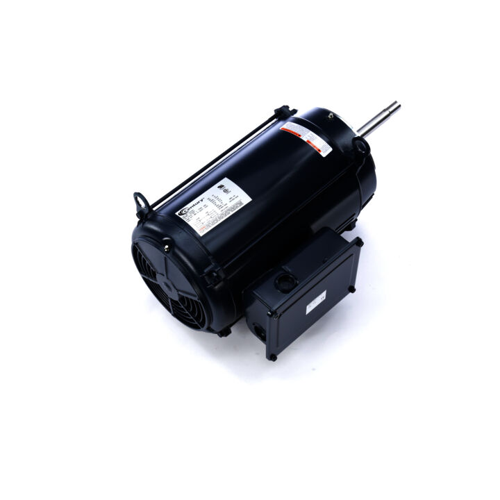 Close-Coupled Pump Motor, 10 HP, 1 Ph, 60 Hz, 230 V, 3600 RPM, 215TCZ Frame, ODP