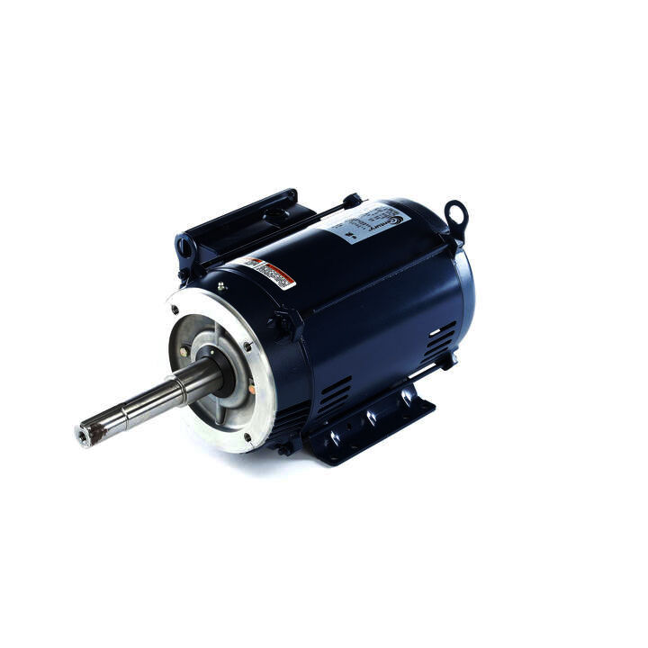 Close-Coupled Pump Motor, 5 HP, 1 Ph, 60 Hz, 230 V, 1800 RPM, 213JP Frame, ODP