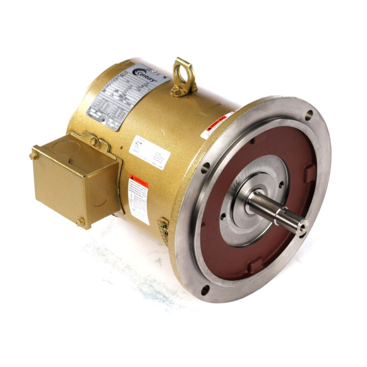 Pool Pump Motor, 5.0 HP, 3 Ph, 50 Hz, 190/380//220/440 V, 3000 RPM, 182TDZ Frame, DP