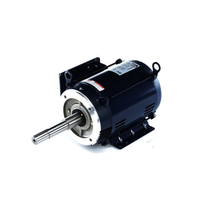 Close-Coupled Pump Motor, 7.5 HP, 1 Ph, 60 Hz, 230 V, 3600 RPM, 213JP Frame, ODP