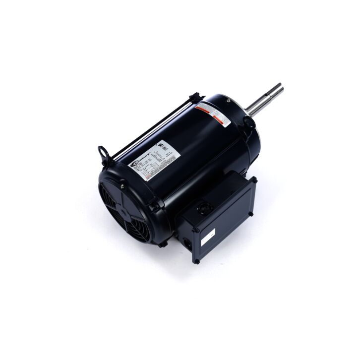 Close-Coupled Pump Motor, 7.5 HP, 1 Ph, 60 Hz, 230 V, 1800 RPM, 215JP Frame, DP