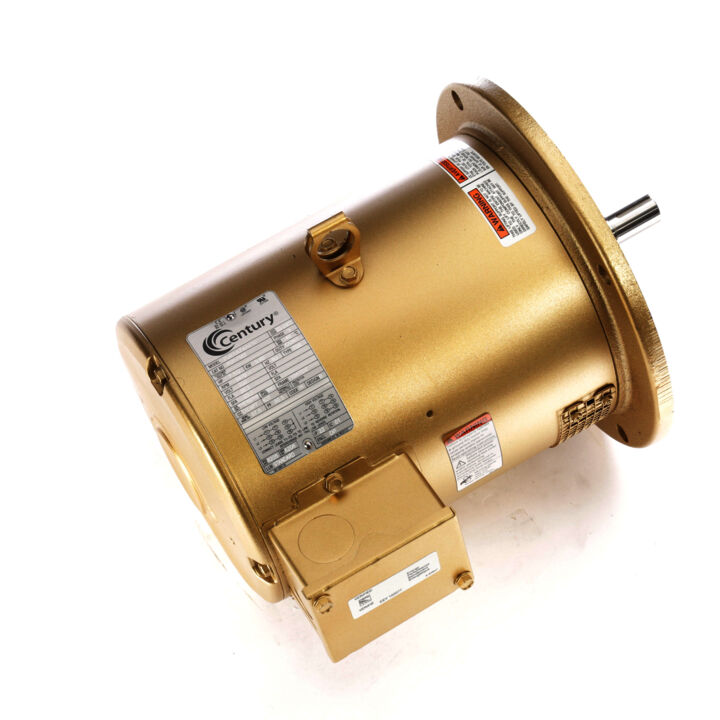 Pool Pump Motor, 7 1/2 HP, 3 Ph, 60 Hz, 200 V, 3600 RPM, 184TDZ Frame, DP