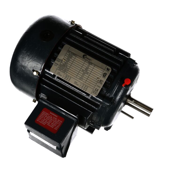 Severe Duty Motor, 1.5 HP, 3 Ph, 60 Hz, 208-230/460 V, 3600 RPM, 143T Frame, TEFC