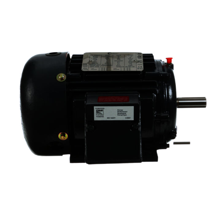 Severe Duty Motor, 1.5 HP, 3 Ph, 60 Hz, 208-230/460 V, 1800 RPM, 145T Frame, TEFC