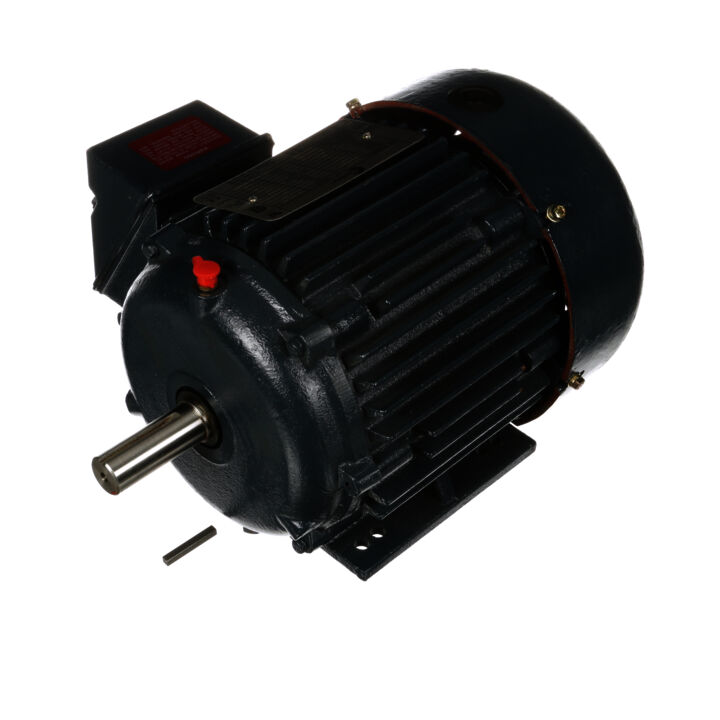 Severe Duty Motor, 1.5 HP, 3 Ph, 60 Hz, 208-230/460 V, 3600 RPM, 143T Frame, TEFC