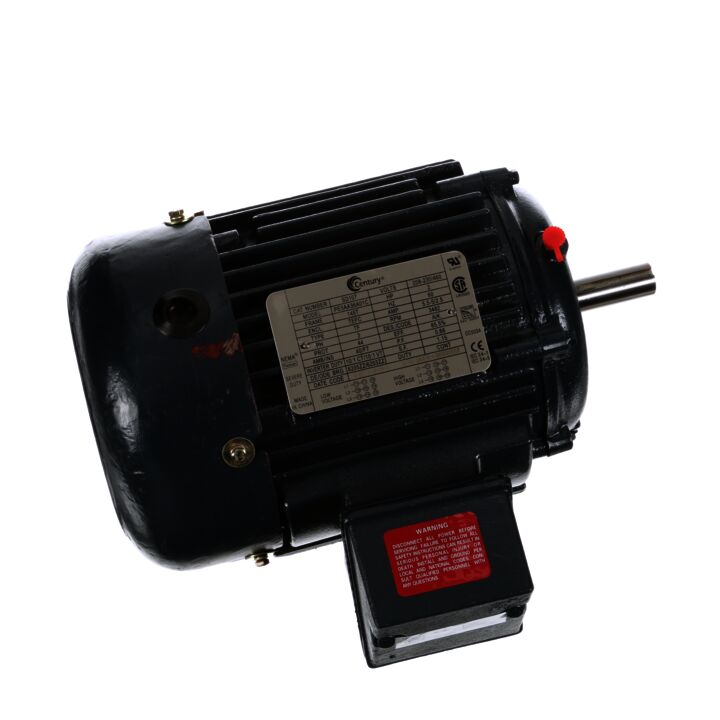 Severe Duty Motor, 2 HP, 3 Ph, 60 Hz, 208-230/460 V, 3600 RPM, 145T Frame, TEFC