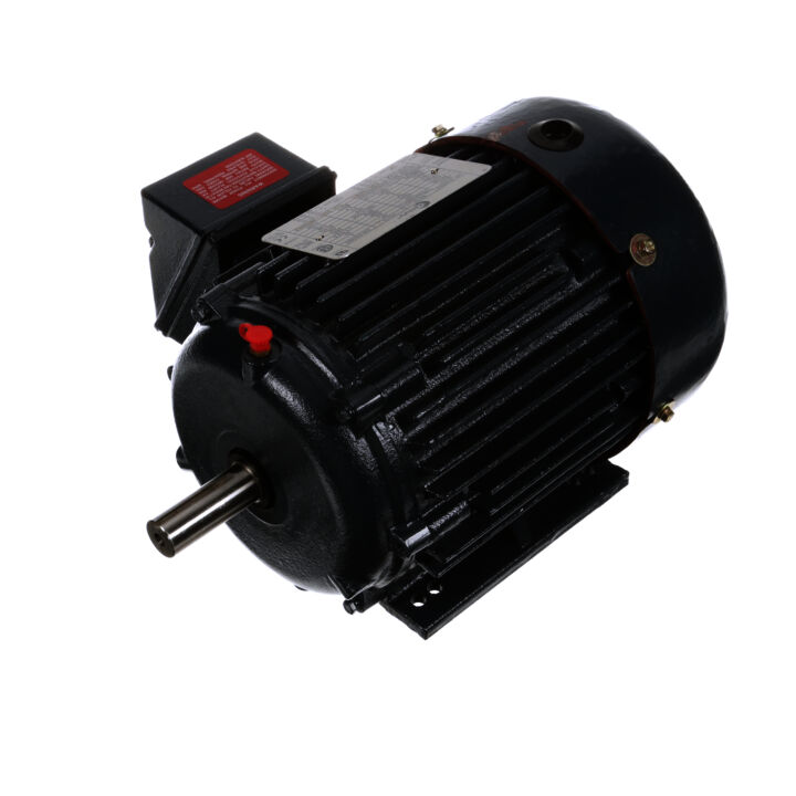 Severe Duty Motor, 2 HP, 3 Ph, 60 Hz, 208-230/460 V, 3600 RPM, 145T Frame, TEFC