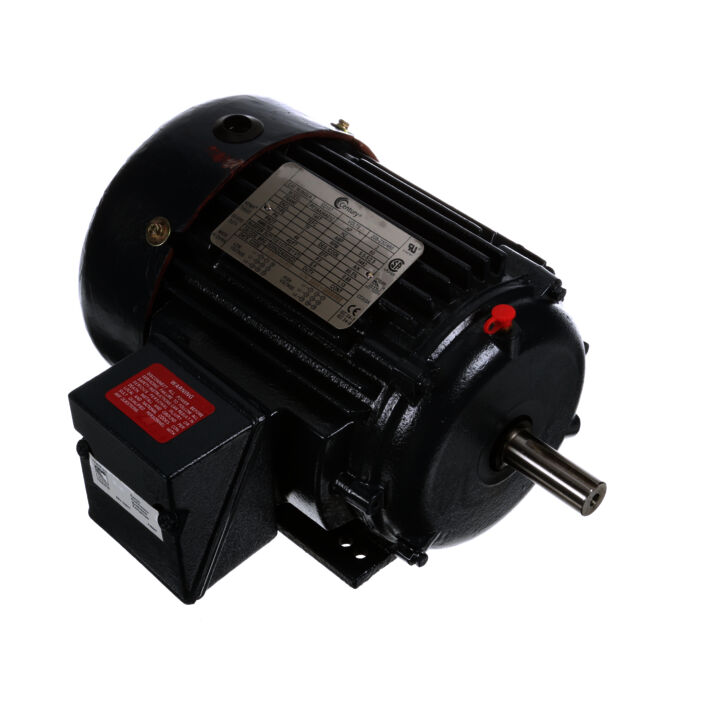 Severe Duty Motor, 2 HP, 3 Ph, 60 Hz, 208-230/460 V, 3600 RPM, 145T Frame, TEFC